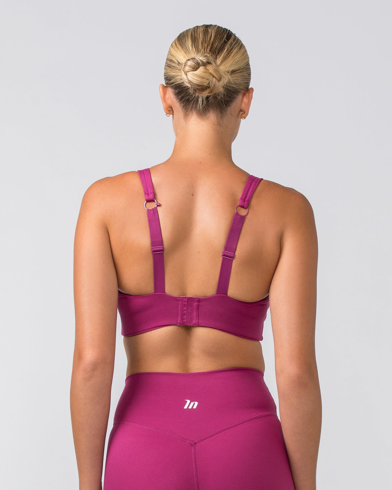 Muscle Nation Sports Bras Staple Bra - Cherry