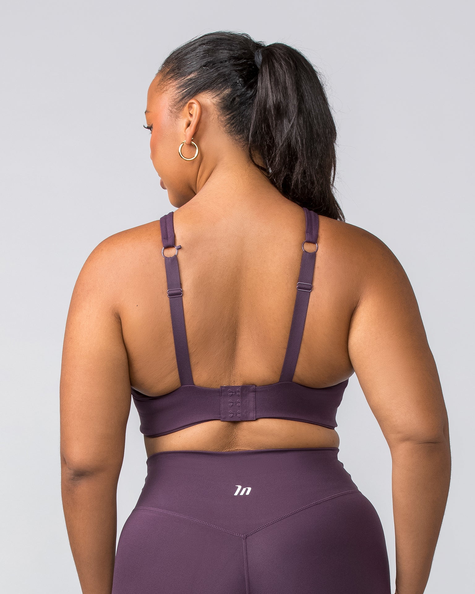 Muscle Nation Sports Bras Staple Bra - Midnight Plum