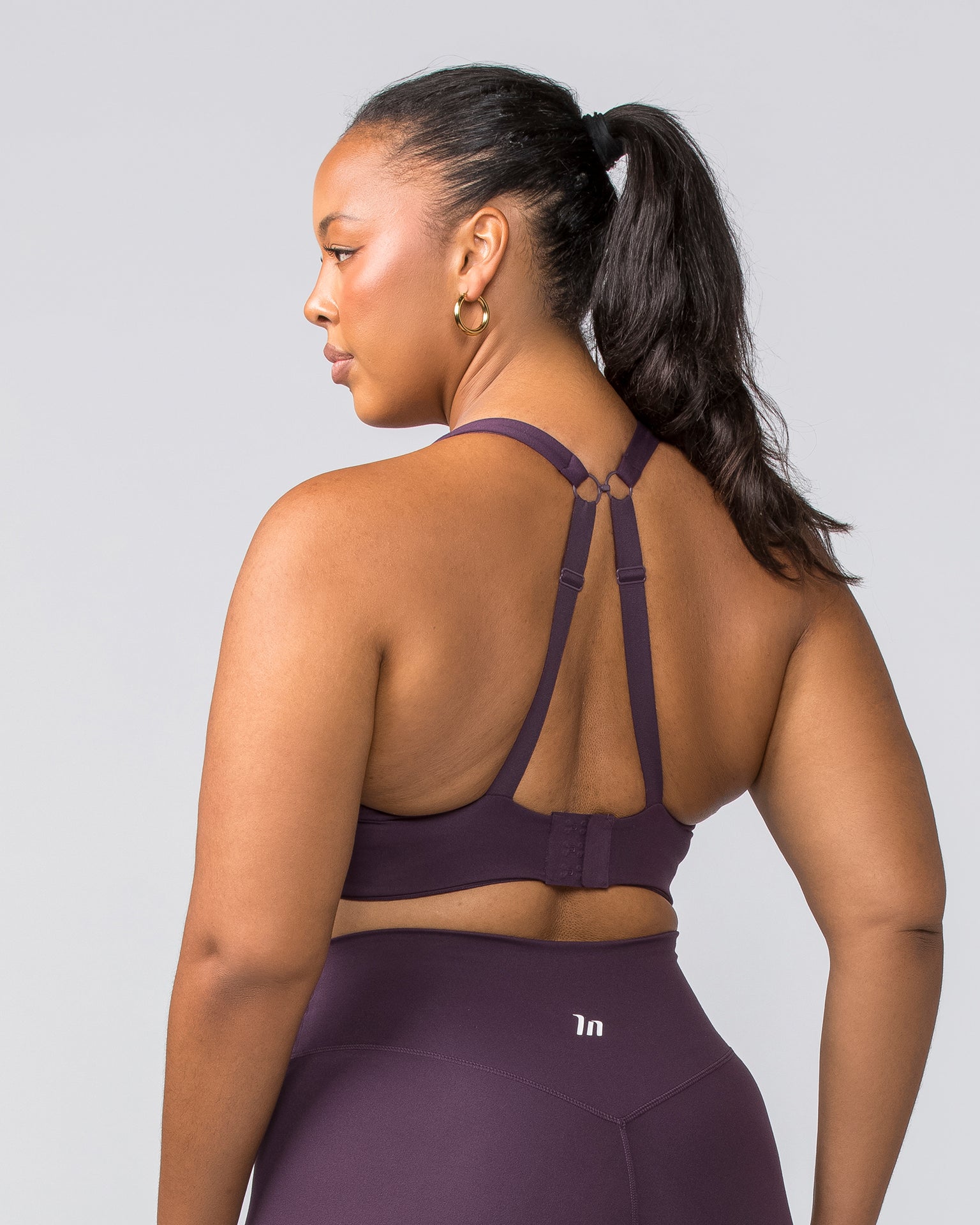 Muscle Nation Sports Bras Staple Bra - Midnight Plum