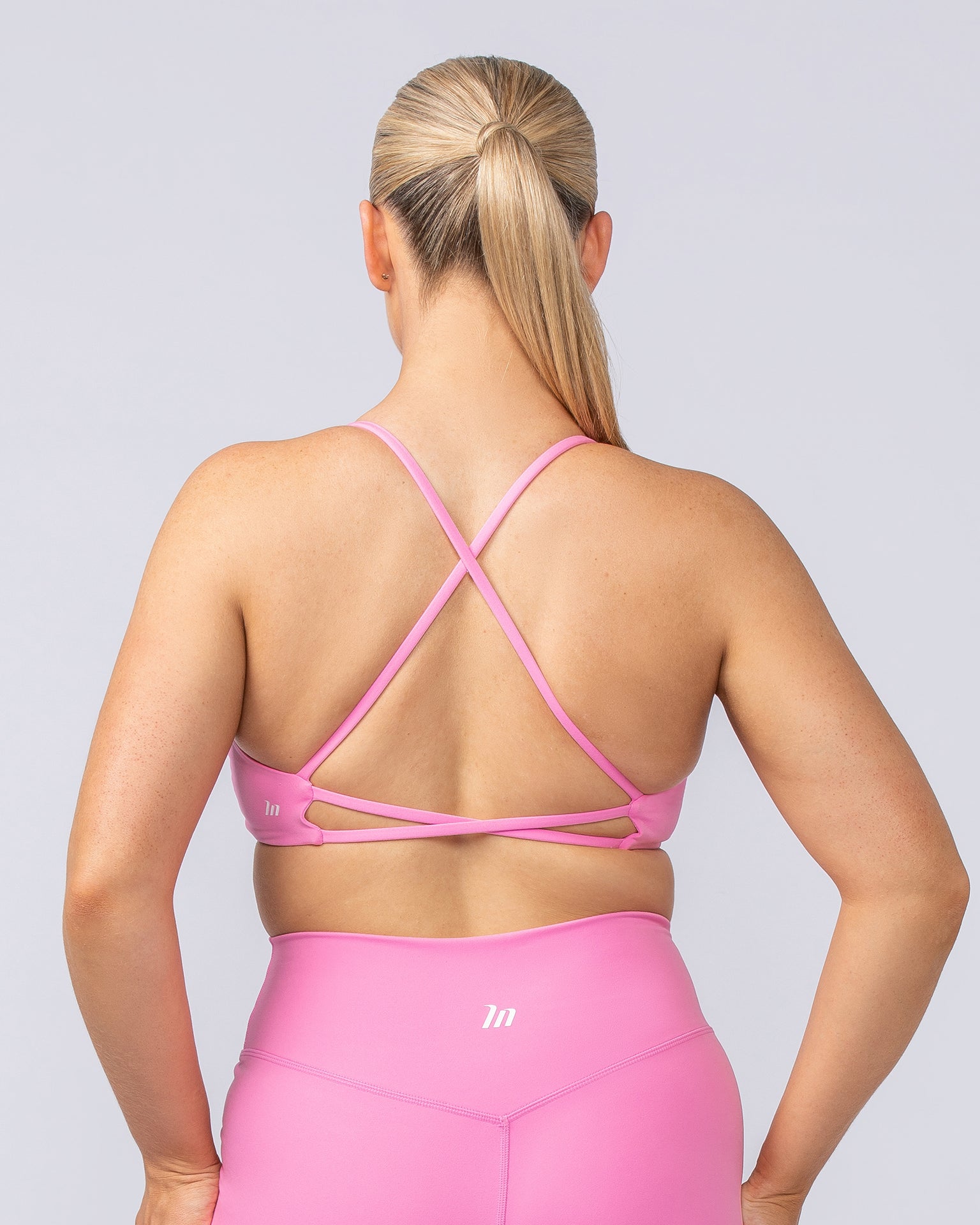 Muscle Nation Sports Bras Strike Bralette - Hollywood Pink