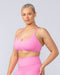 Muscle Nation Sports Bras Strike Bralette - Hollywood Pink