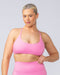 Muscle Nation Sports Bras Strike Bralette - Hollywood Pink