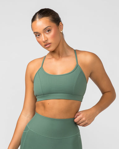 Muscle Nation Sports Bras Switch Bra - Mineral Green