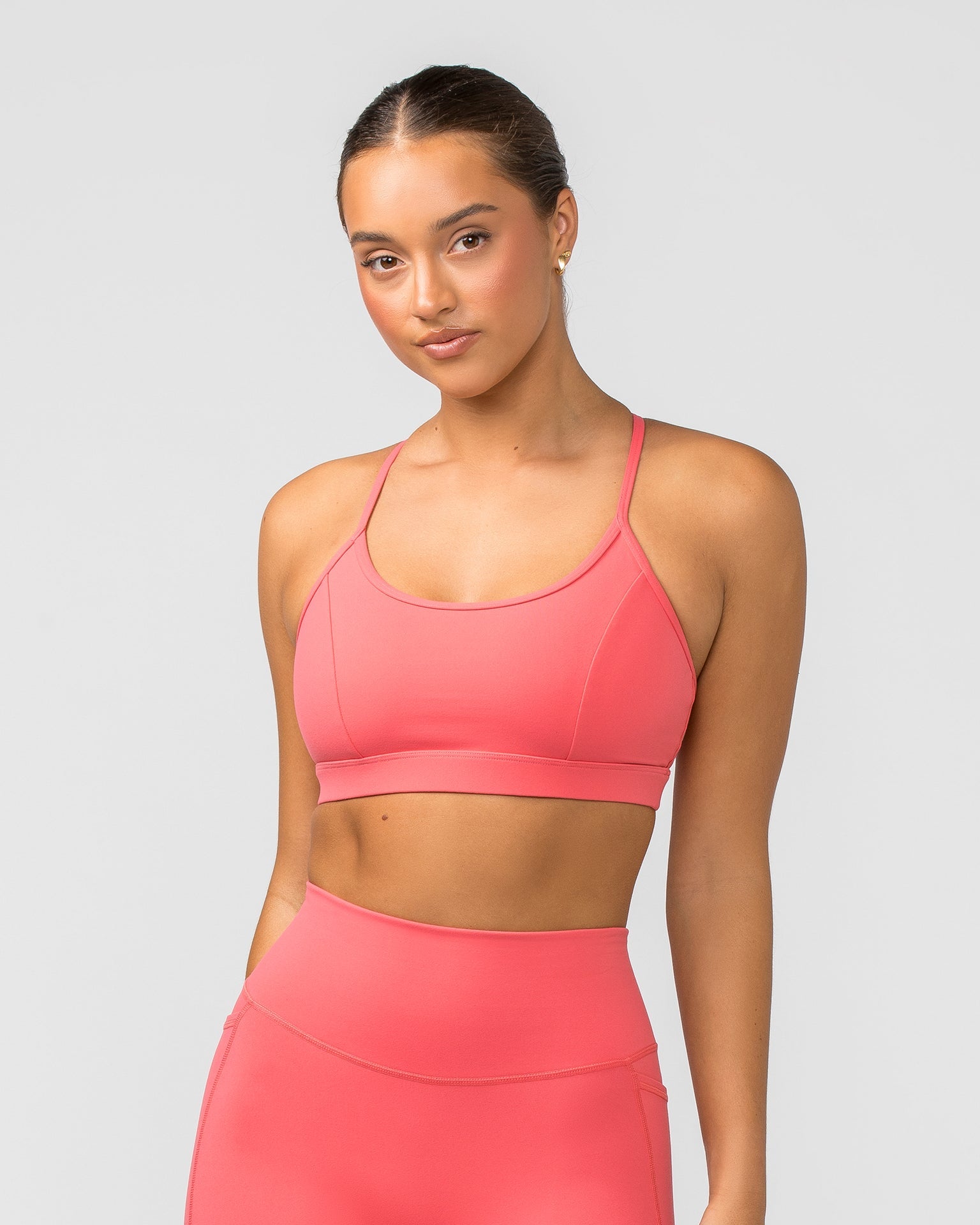 Muscle Nation Sports Bras Switch Bra - Peach Orange