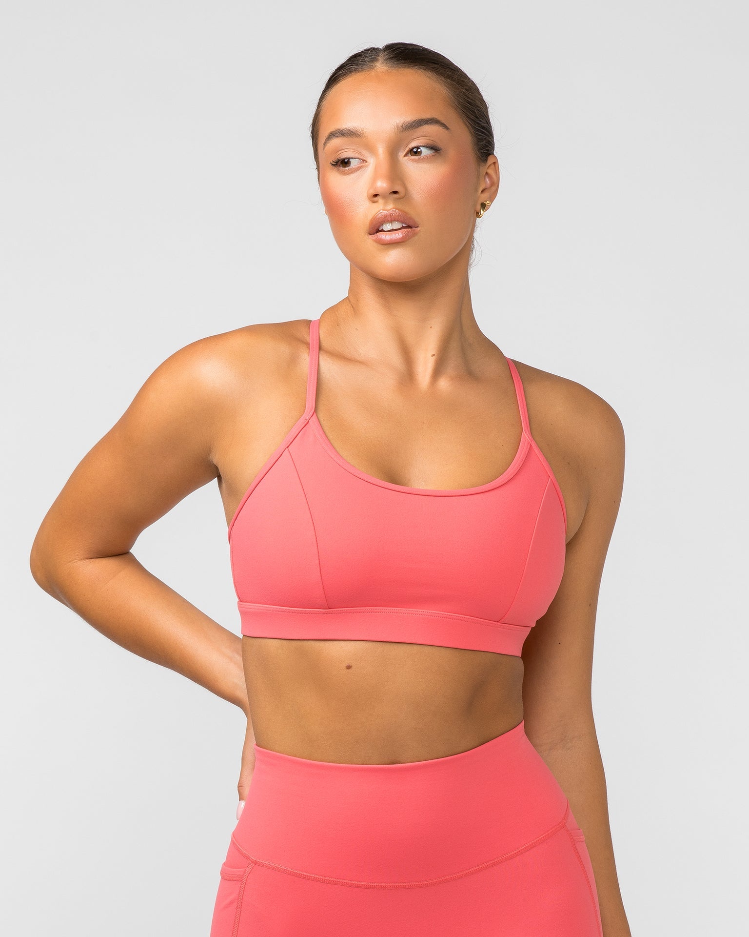 Muscle Nation Sports Bras Switch Bra - Peach Orange