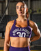 Muscle Nation Sports Bras Takeover Bra - Dark Purple