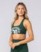 Muscle Nation Sports Bras Takeover Bra - Forest Green