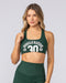 Muscle Nation Sports Bras Takeover Bra - Forest Green