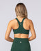 Muscle Nation Sports Bras Takeover Bra - Forest Green