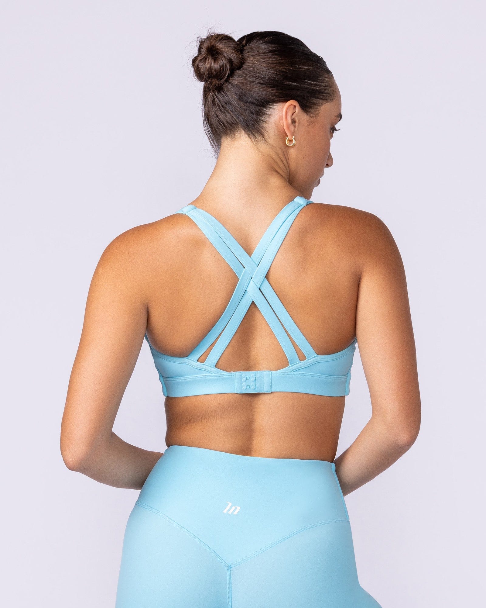 Muscle Nation Sports Bras Traction Bra - Lagoon
