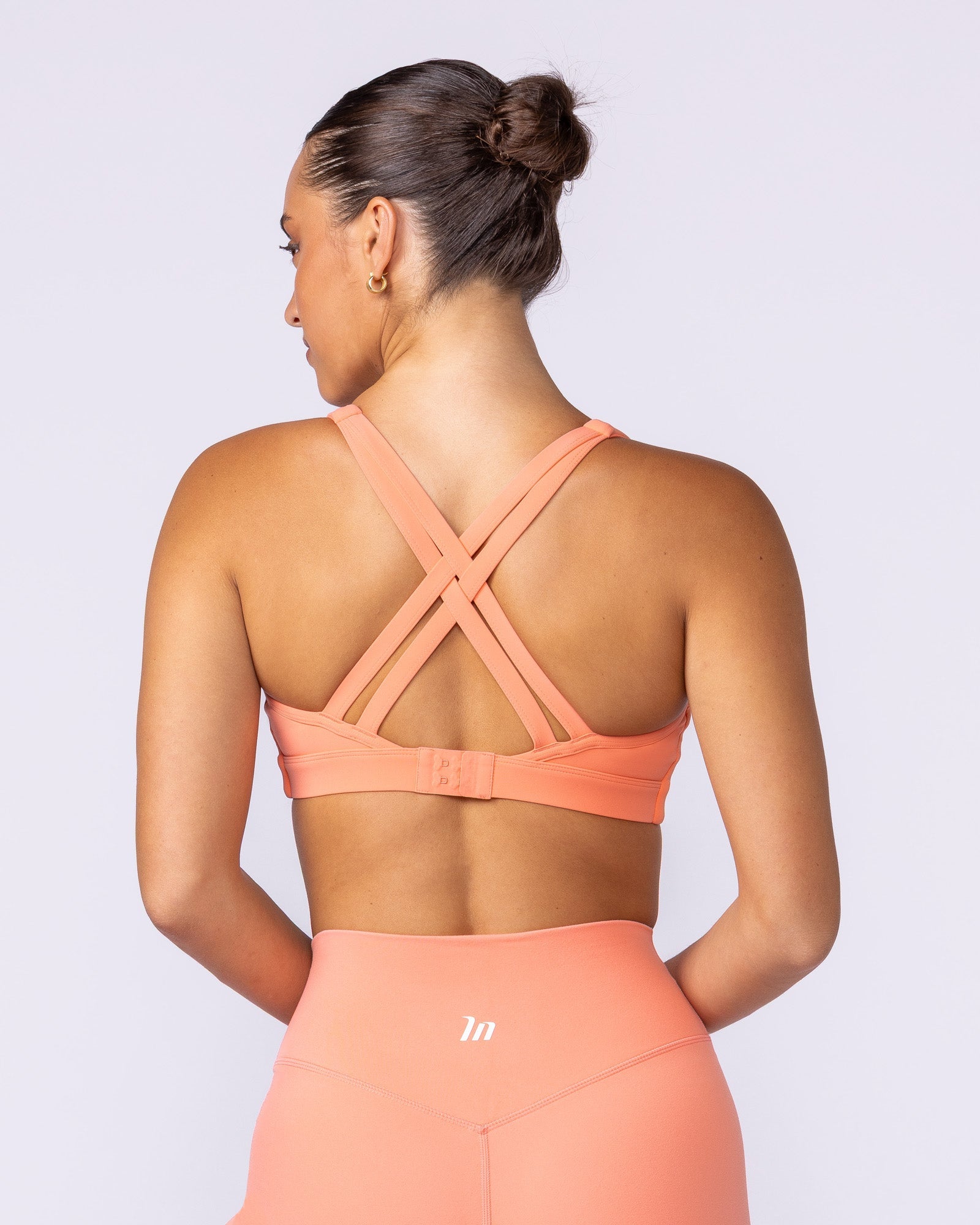 Muscle Nation Sports Bras Traction Bra - Peachy