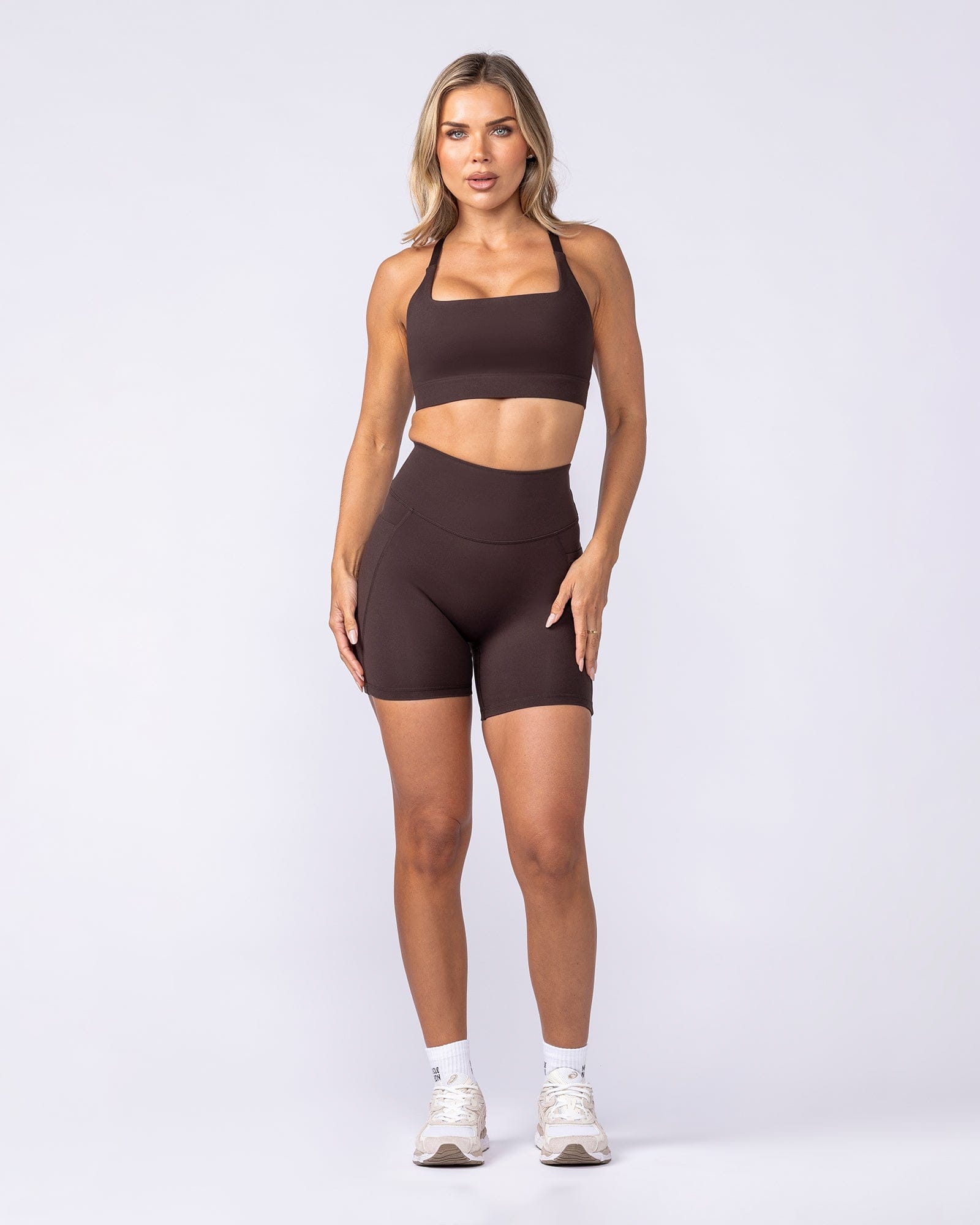 Muscle Nation Sports Bras Ultimate Bra - Cocoa