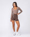 Muscle Nation T-Shirts Bliss Wrap Top - Cookie