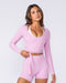 Muscle Nation T-Shirts Bliss Wrap Top - Vintage Pink