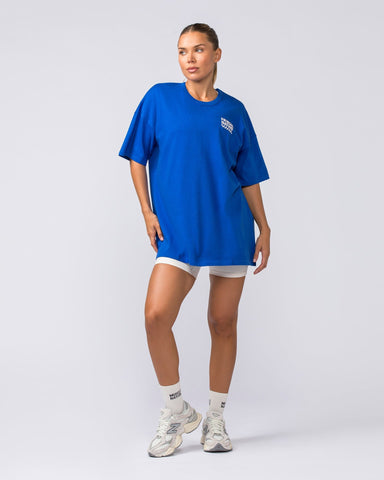 Muscle Nation T-Shirts Bondi Oversized Heavy Tee - Bondi Blue