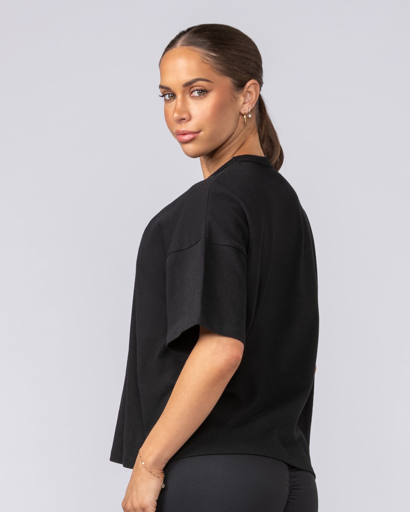 Muscle Nation T-Shirts Boxy Fit Tee - Black