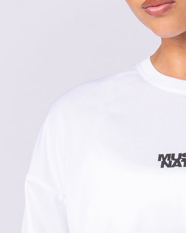 Muscle Nation T-Shirts Boxy Training Tee - White