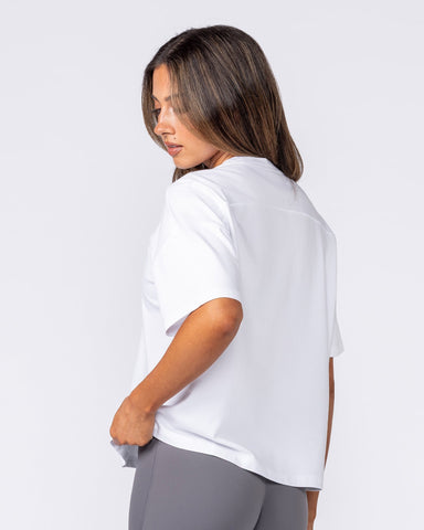 Muscle Nation T-Shirts Classic Boxy Tee - White