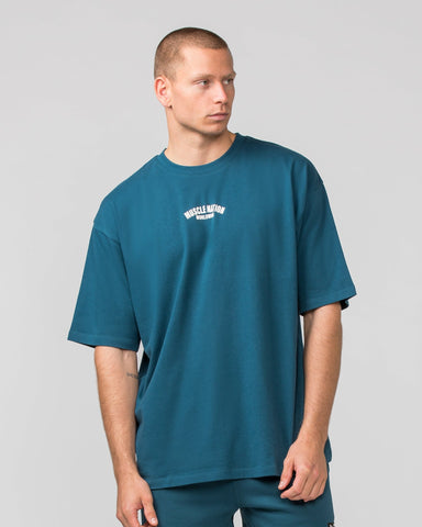 Muscle Nation T-Shirts Classic Oversized Tee - Tidal Teal