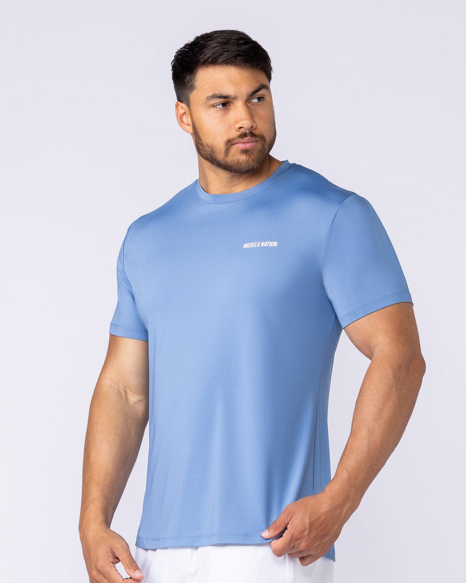 Muscle Nation T-Shirts Climaflex Active Tee - Pacific