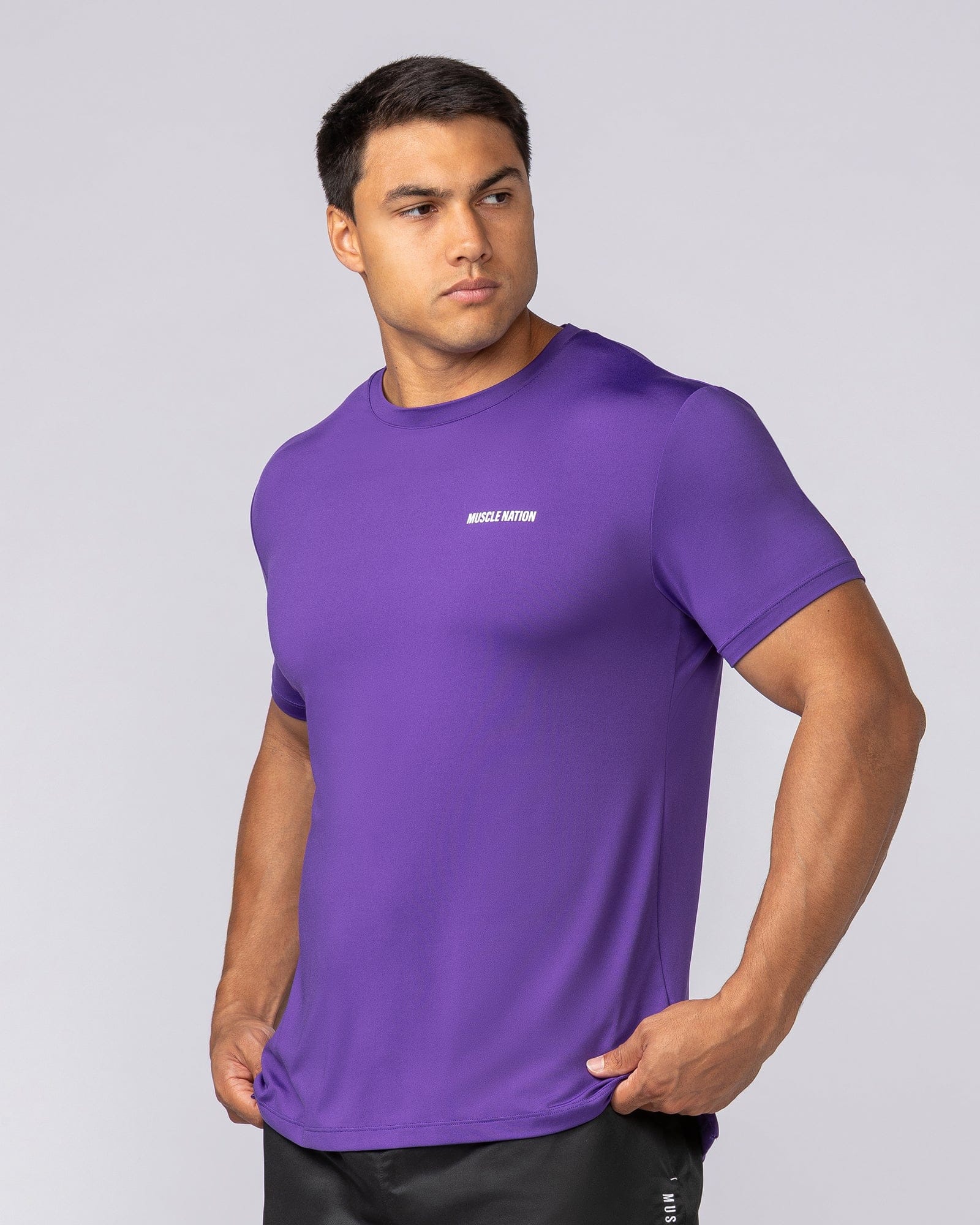 Muscle Nation T-Shirts Climaflex Active Tee - Purple