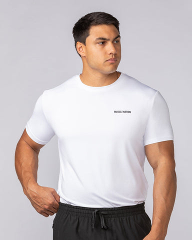 Muscle Nation T-Shirts Climaflex Active Tee - White