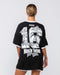 Muscle Nation T-Shirts Coast Oversized Tee - Black