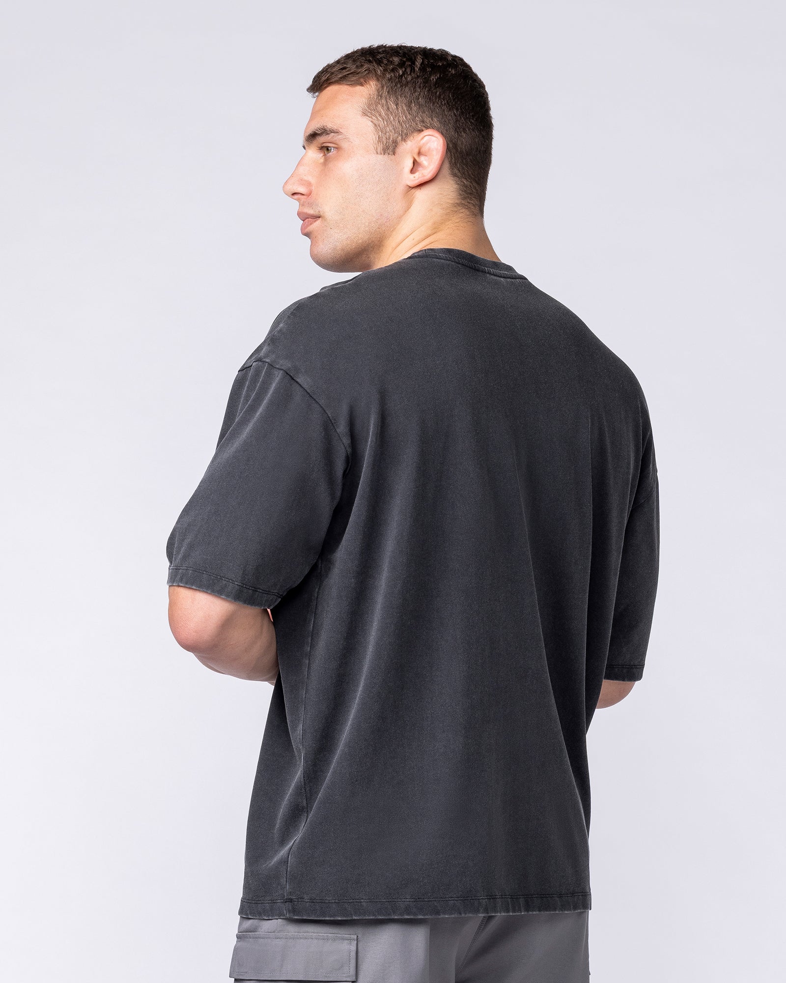 Muscle Nation T-Shirts Cobras Oversized Tee - Washed Black