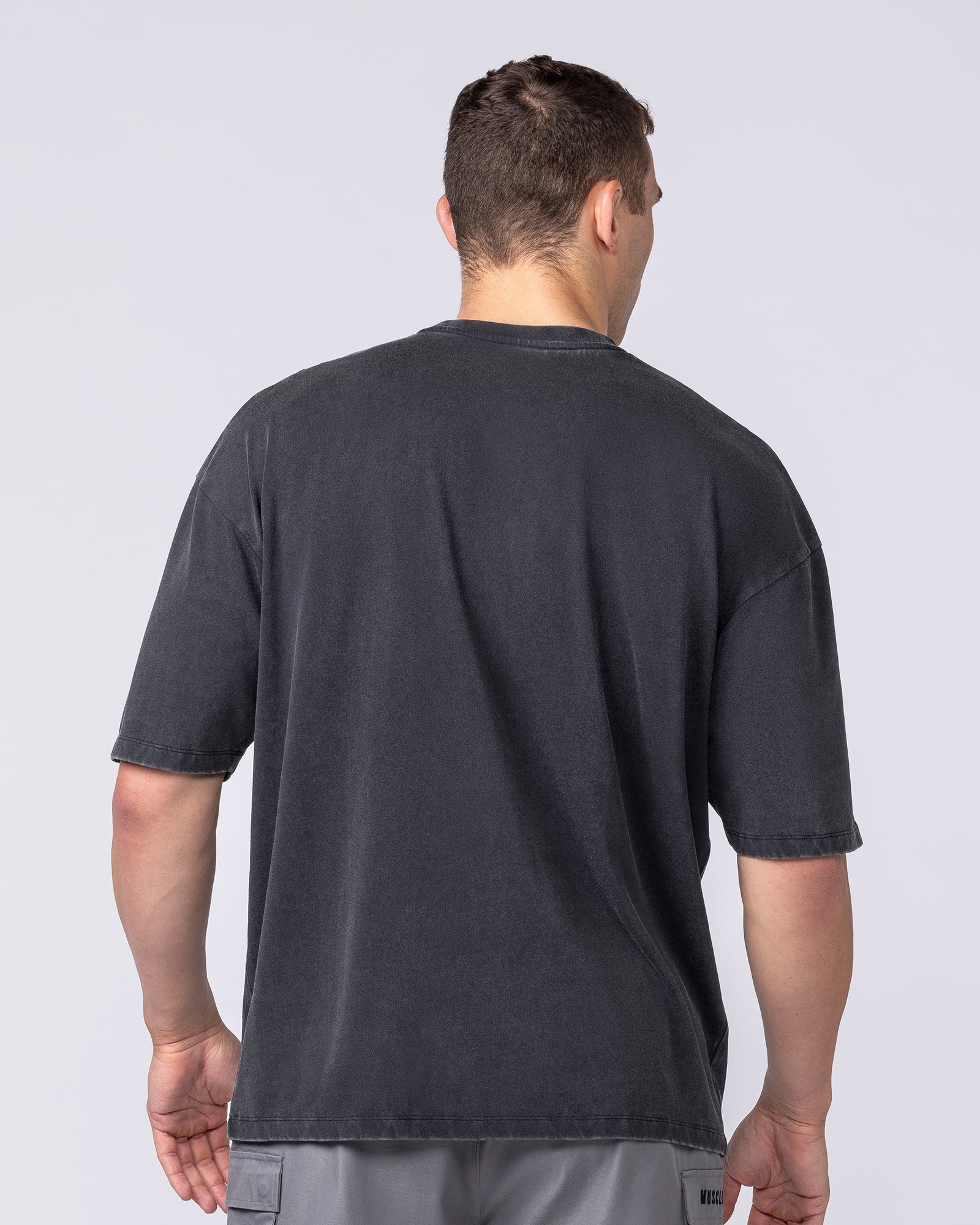 Muscle Nation T-Shirts Cobras Oversized Tee - Washed Black