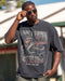 Muscle Nation T-Shirts Cobras Oversized Tee - Washed Black