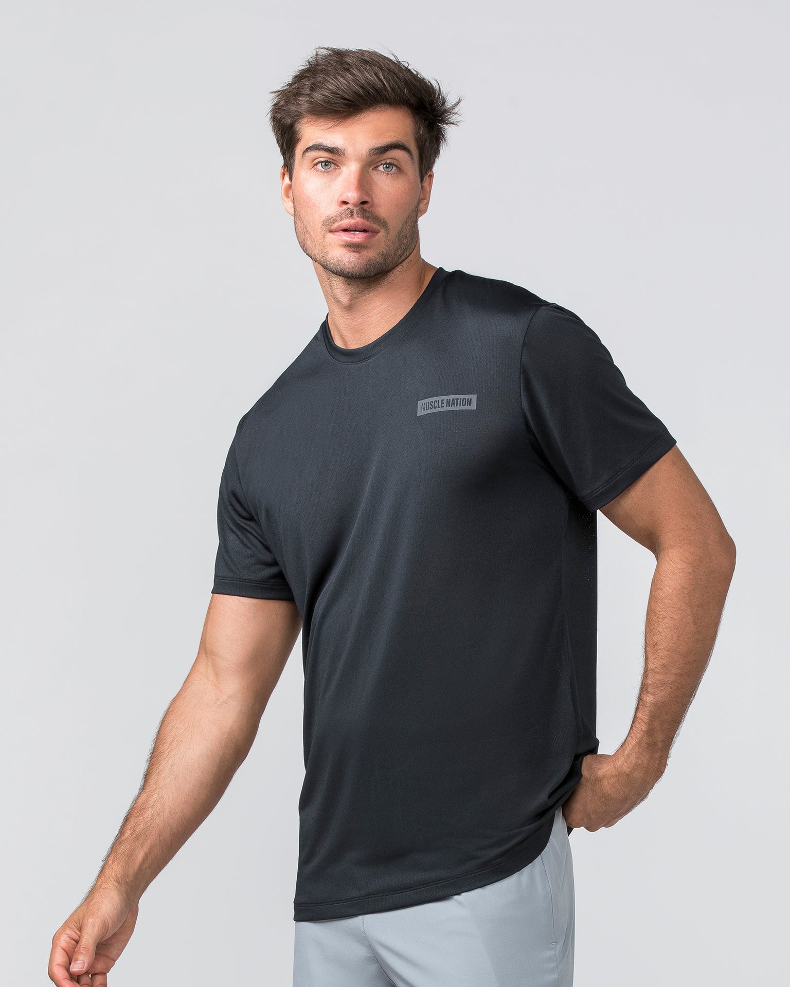 Muscle Nation T-Shirts Copy of Represent Oversized Tee - Black