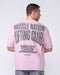 Muscle Nation T-Shirts Creed Oversized Tee - Powder Pink