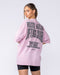 Muscle Nation T-Shirts Creed Oversized Tee - Powder Pink