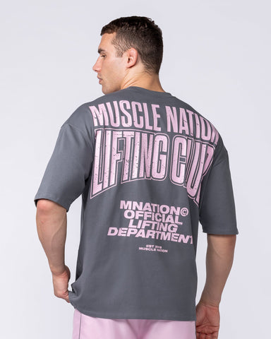 Muscle Nation T-Shirts Creed Oversized Tee - Tornado