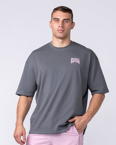 Muscle Nation T-Shirts Creed Oversized Tee - Tornado