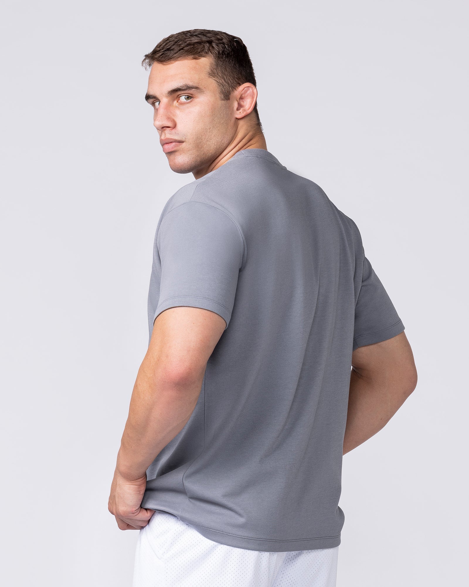 Muscle Nation T-Shirts Daily Regular Fit Tee - Cement