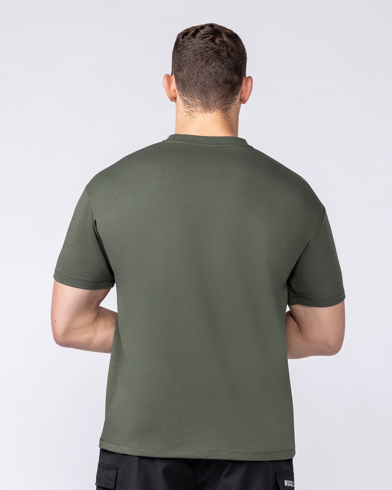 Muscle Nation T-Shirts Daily Regular Fit Tee - Dark Khaki