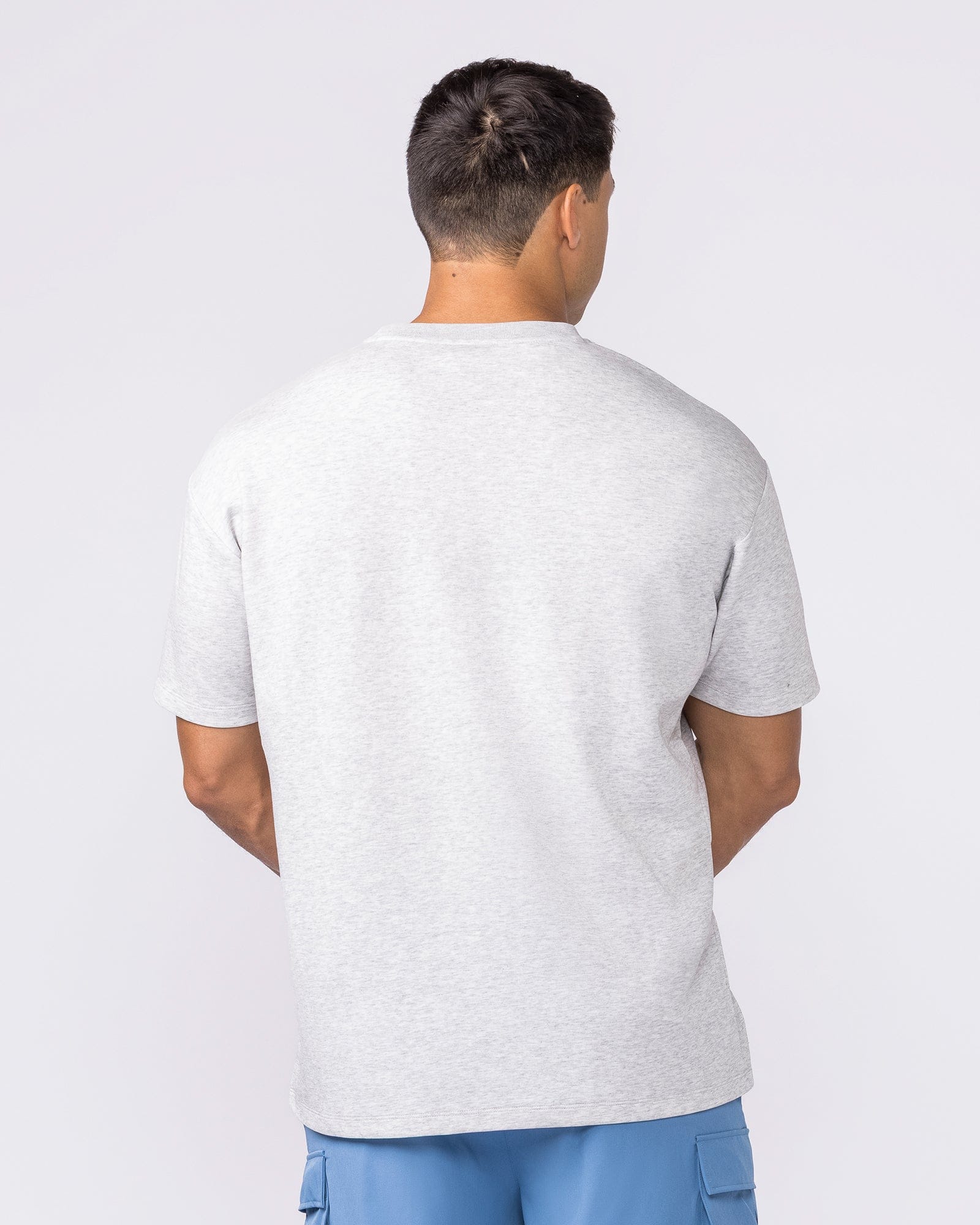 Muscle Nation T-Shirts Daily Regular Fit Tee - Grey Marl