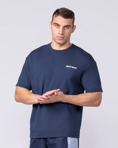 Muscle Nation T-Shirts Daily Regular Fit Tee - Navy