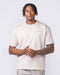 Muscle Nation T-Shirts Essential Regular Fit Tee - Cream
