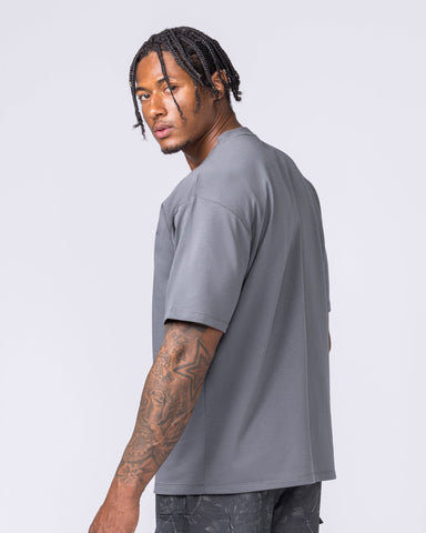 Muscle Nation T-Shirts Essential Regular Fit Tee - Mid Grey