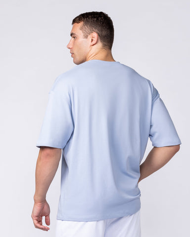 Muscle Nation T-Shirts Fieldhouse Oversized Tee - Aero Blue
