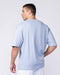 Muscle Nation T-Shirts Fieldhouse Oversized Tee - Aero Blue
