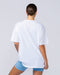 Muscle Nation T-Shirts Girl Dinner Oversized Tee - White