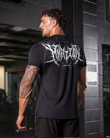 Muscle Nation T-Shirts Gothic Climaflex Active Tee - Black