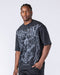 Muscle Nation T-Shirts Gothic Eagle Oversized Tee - Washed Black