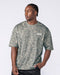 Muscle Nation T-Shirts Gothic Oversized Tee - Washed Tree Camo