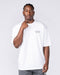 Muscle Nation T-Shirts Gothic Oversized Tee - White