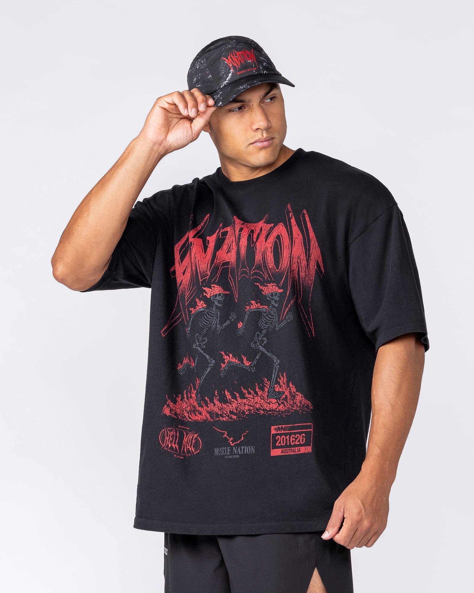 Muscle Nation T-Shirts Hell Mile Running Tee - Black