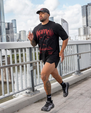 Muscle Nation T-Shirts Hell Mile Running Tee - Black